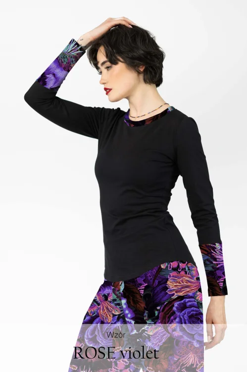 bluzka-czarna-klasyczna-z-kolorowymi-mankietami-i-pliską-przy-dekolcie-kolekcja-ROSE-violet-marka-vippi-design.jpg