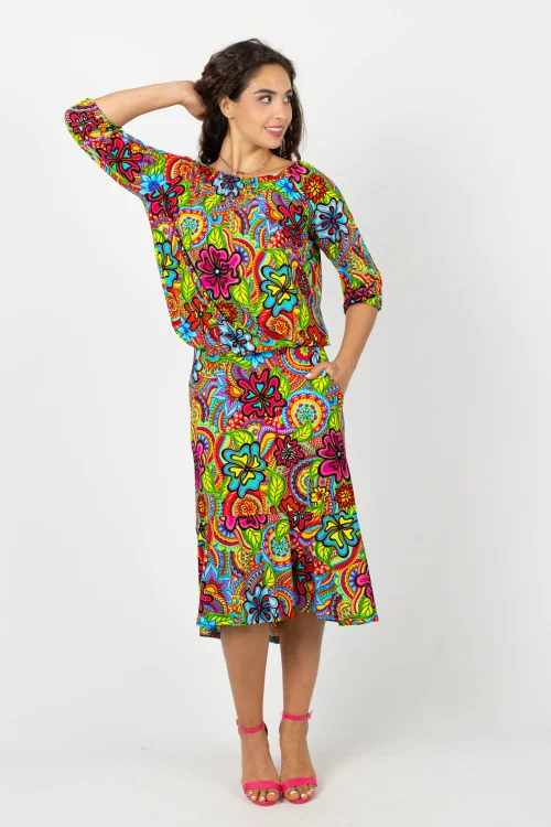 bluzka wiskozowa z dekoltem z gumką I spódnica wiskozowa midi z falbaną   kolekcja DOLCE marka VIPPI DESIGN (12).jpg