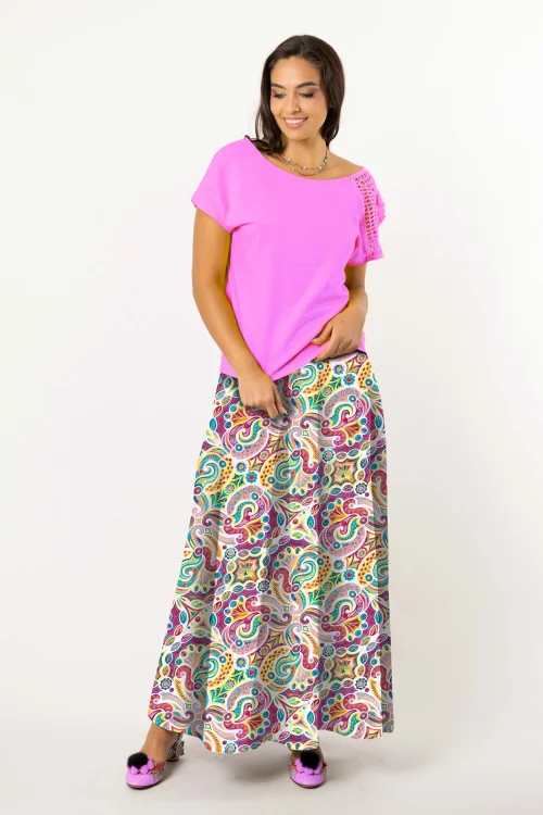 bluzka trapezowa i długa spodnica kolorowa kolekcja PARADISE marka VIPPI DESIGN.jpg