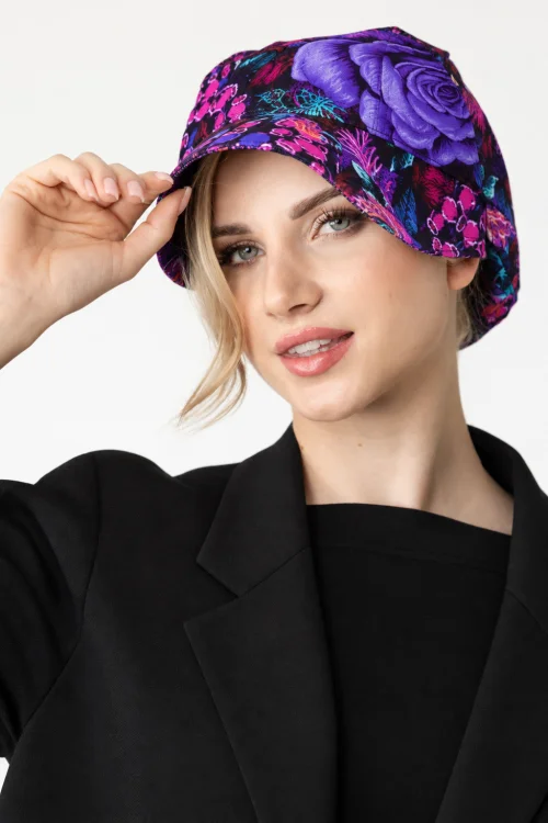 czapka-z-daszkiem-ocieplana-kolekcja-ROSE-violet-Vippi-Design