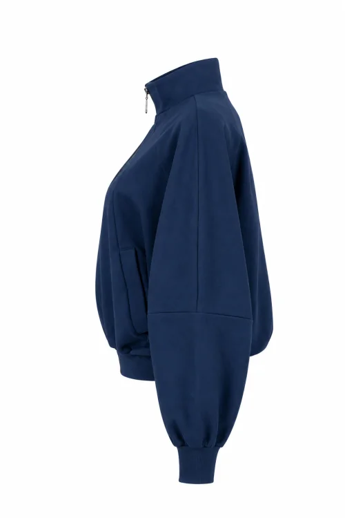 bluza nietoperz -granatowa z-rozetą-na-tyle--marka-vippi-design-2.jpg