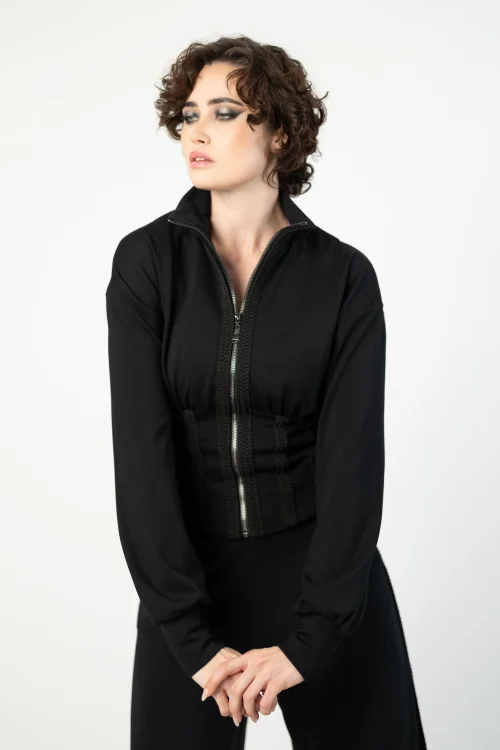 bluza gorsetowa z dekoracyjnymi taśmami  marka VIPPI DESIGN (5).jpg