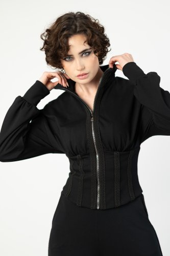 bluza gorsetowa z dekoracyjnymi taśmami  marka VIPPI DESIGN (6).jpg
