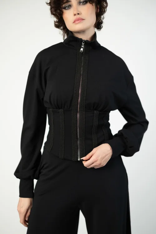 bluza gorsetowa z dekoracyjnymi taśmami  marka VIPPI DESIGN (10).jpg