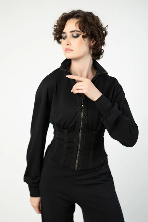 bluza gorsetowa z dekoracyjnymi taśmami  marka VIPPI DESIGN (12).jpg