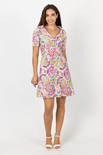 sukienka-mini-z-kołnierzem-kolekcja-PARADISE-Vippi-Design