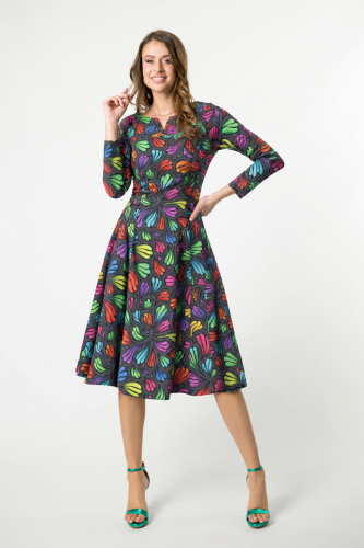 sukienka-midi-rozkloszowana-z-pęknięciem-kolekcja-WIND-grey-Vippi-Design