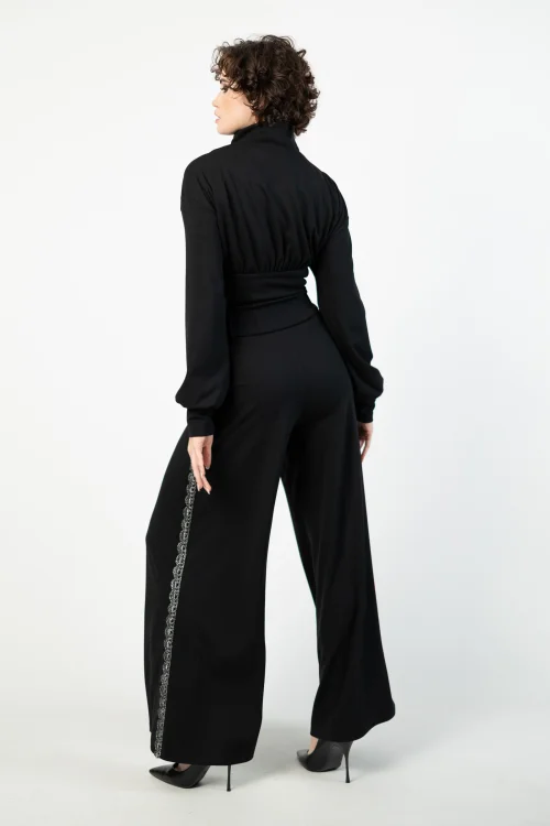 bluza gorsetowa ze stojką spodnie czarne ze srebrnymi lampasami   marka VIPPI DESIGN  (16).jpg