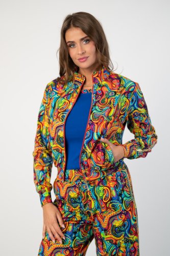 bluza krotka ze stojką i złota taśmą na rękawach kolekcja SEA multi marka VIPPI DESIGN (4).jpg