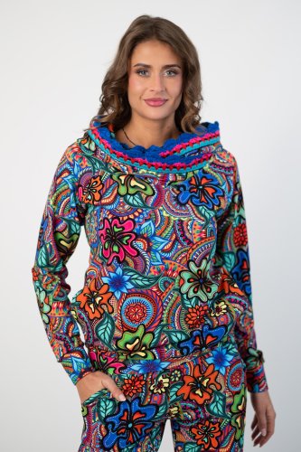 bluza z kapturem i szydełkową koronką kolekcja DOLCE blue marka VIPPI DESIGN (12).jpg